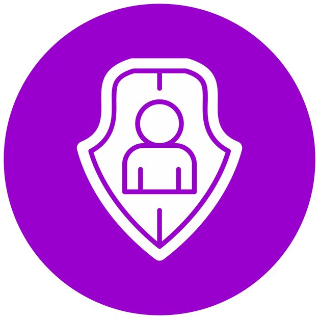 Diseño vectorial Pseudonimización Estilo del icono