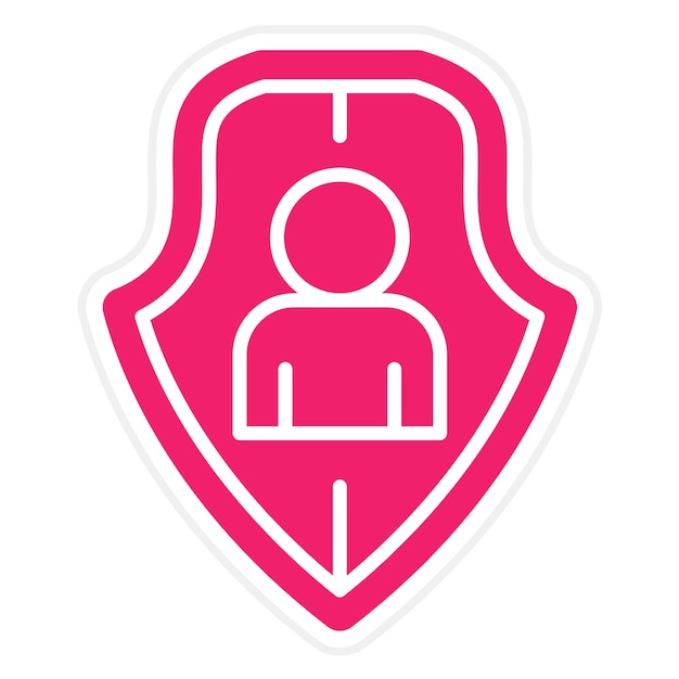 Diseño vectorial Pseudonimización Estilo del icono