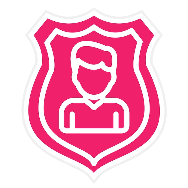 Diseño vectorial Pseudonimización Estilo del icono