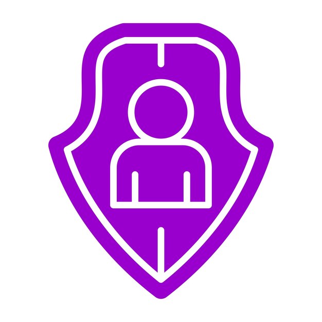 Diseño vectorial Pseudonimización Estilo del icono