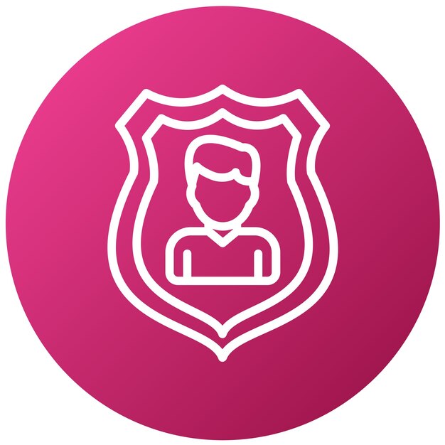 Diseño vectorial Pseudonimización Estilo del icono
