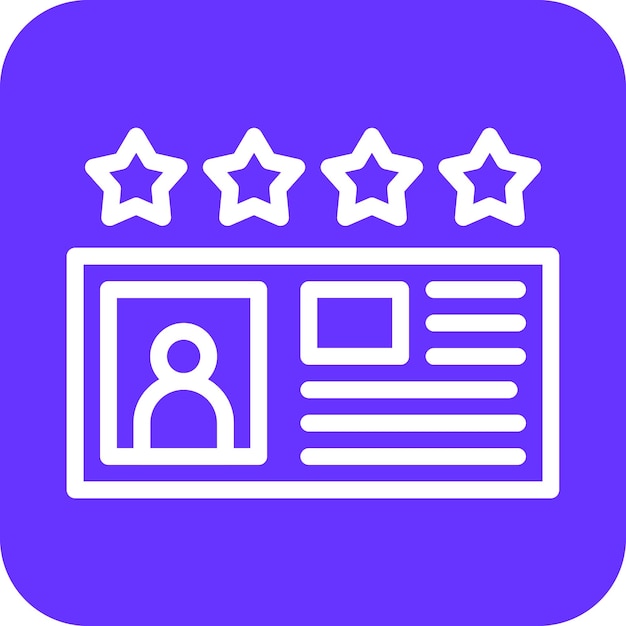 Diseño vectorial Puntos de crédito Estilo del icono