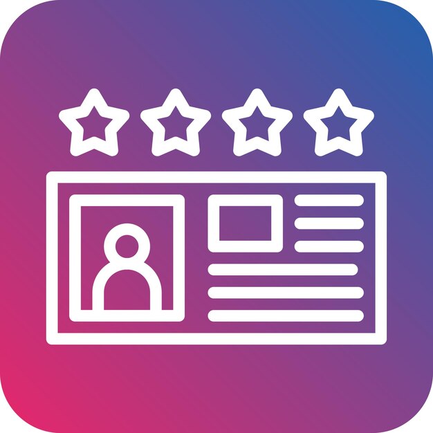 Diseño vectorial Puntos de crédito Estilo del icono