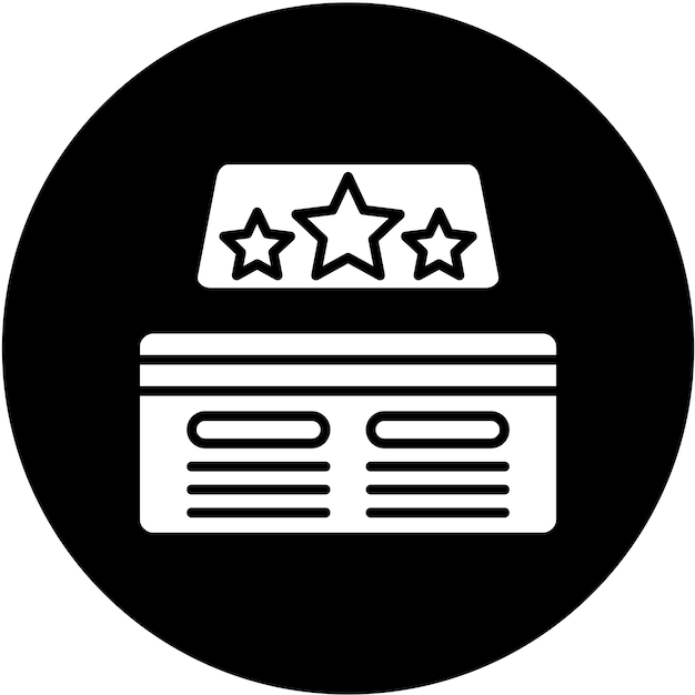 Diseño vectorial Puntos de crédito Estilo del icono