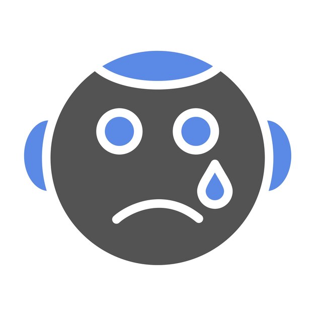 Diseño vectorial que gestiona las emociones Estilo de icono