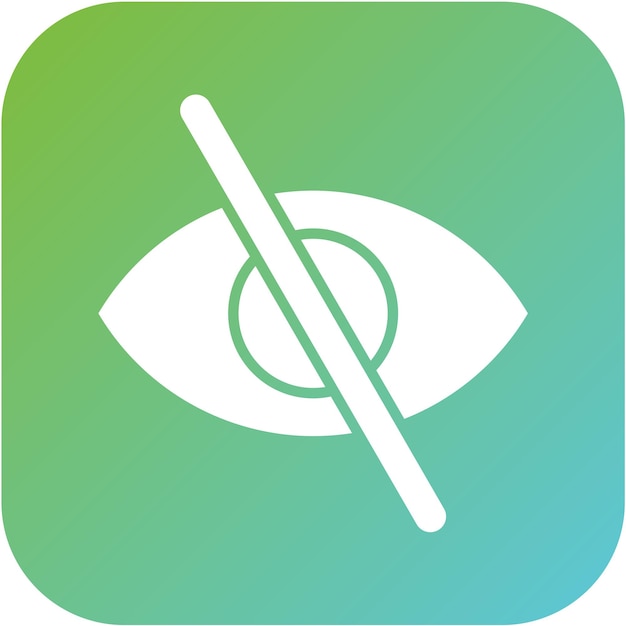Diseño vectorial que oculta el estilo del icono