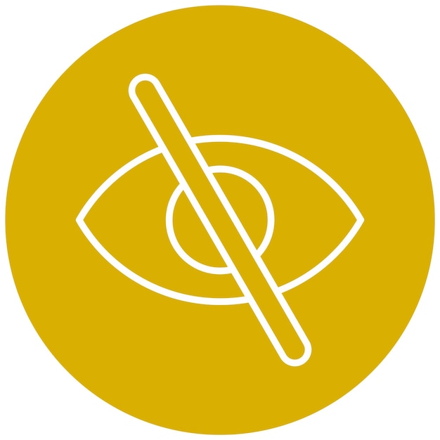 Diseño vectorial que oculta el estilo del icono