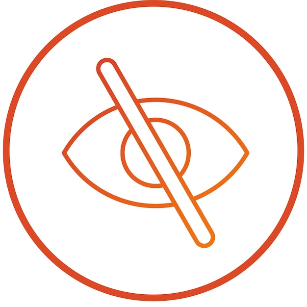 Diseño vectorial que oculta el estilo del icono