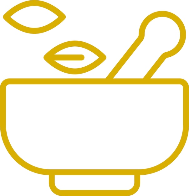 Diseño vectorial Químico Estilo del icono de Pestle