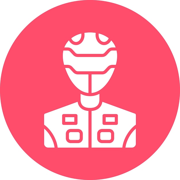 Diseño vectorial Racer Estilo del icono