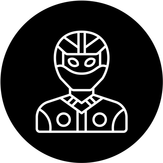 Diseño vectorial Racer Estilo del icono