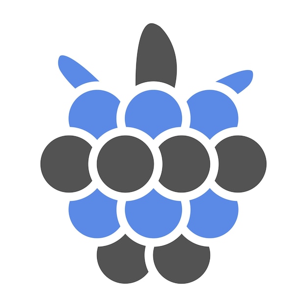 Diseño vectorial de Raspberry Rhapsody Estilo de icono