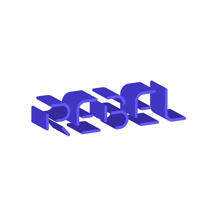 Vector diseño vectorial rebelde en estilo 3d