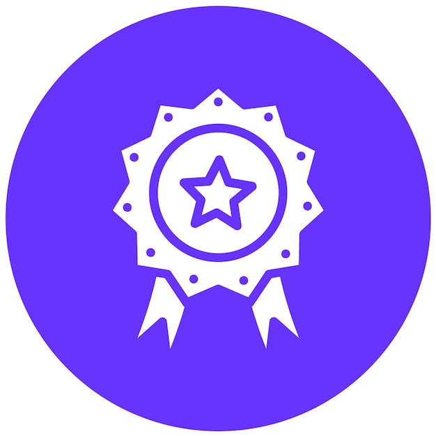 El diseño vectorial recompensa el estilo del icono