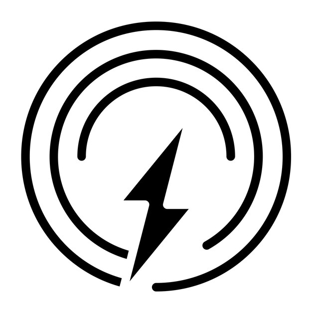 Diseño vectorial de los recursos renovables Estilo del icono