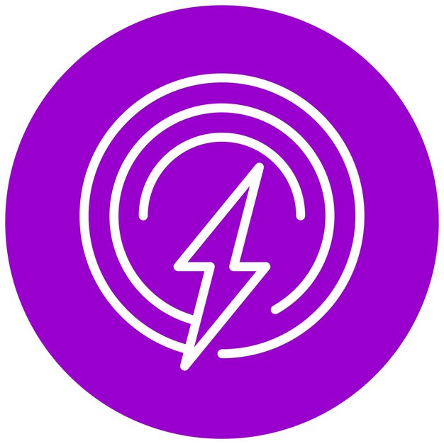 Diseño vectorial de los recursos renovables Estilo del icono