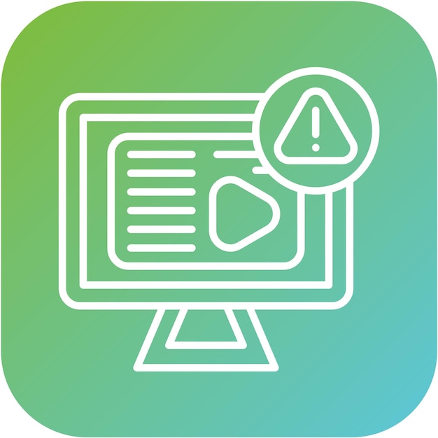Diseño vectorial Reglas de canal Estilo del icono