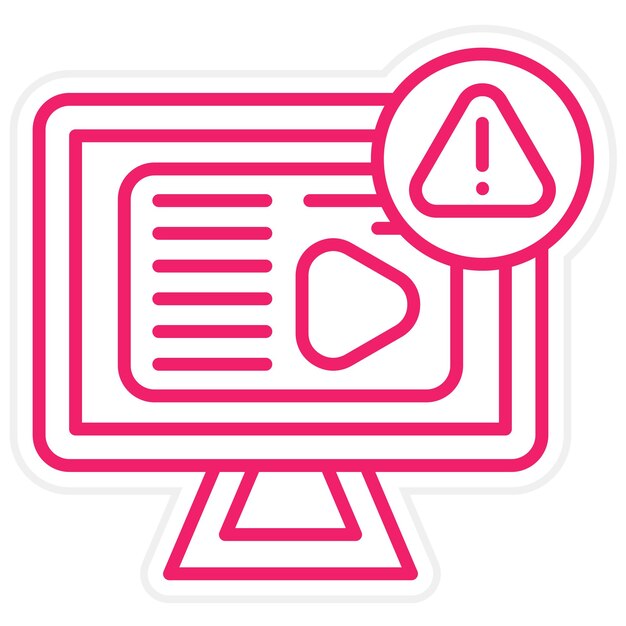 Diseño vectorial Reglas de canal Estilo del icono