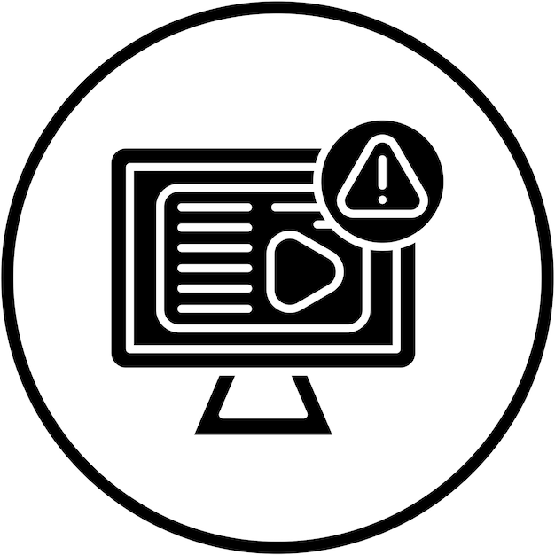 Diseño vectorial Reglas de canal Estilo del icono