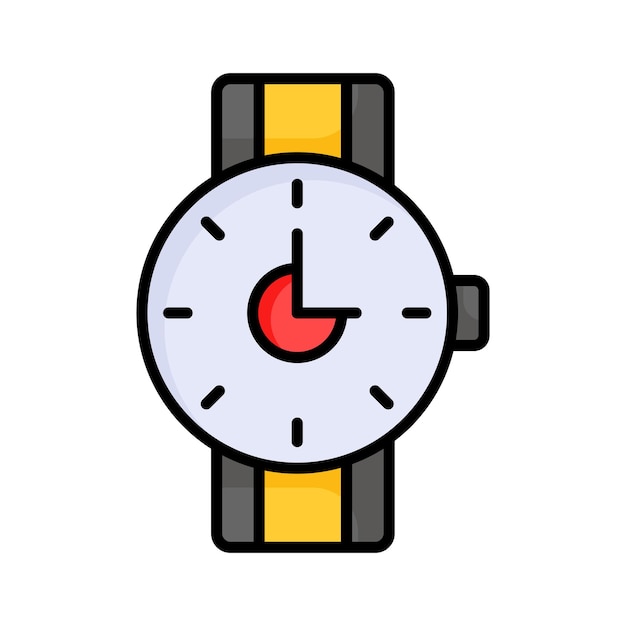 Diseño vectorial de relojes de muñeca listo para uso premium