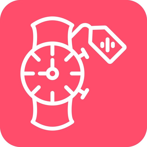 Diseño vectorial de relojes de pulsera Estilo del icono de venta