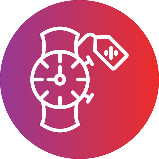 Diseño vectorial de relojes de pulsera Estilo del icono de venta