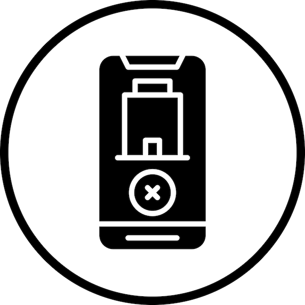 Diseño vectorial Reserva Cancelar el estilo del icono