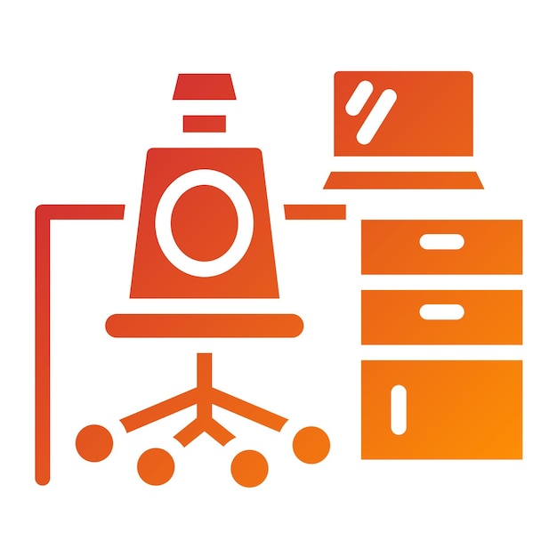 Diseño vectorial Resolución Estilo del icono del escritorio