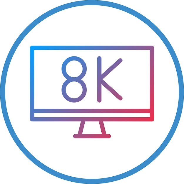 Diseño vectorial Resolución de pantalla Estilo del icono