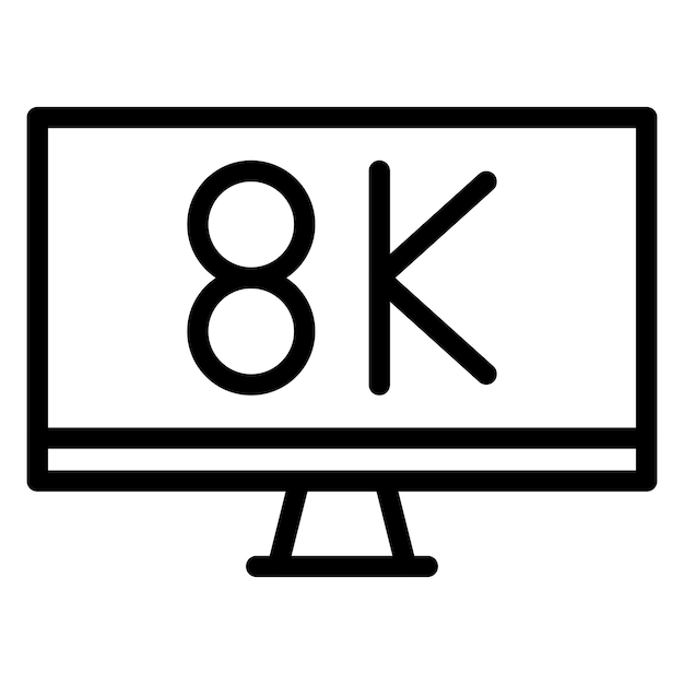 Diseño vectorial Resolución de pantalla Estilo del icono