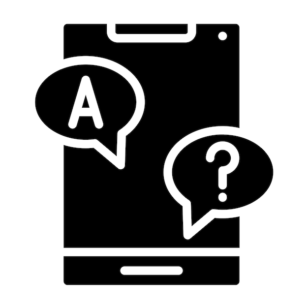 Diseño vectorial Respuesta Estilo del icono