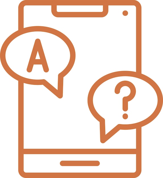 Diseño vectorial Respuesta Estilo del icono