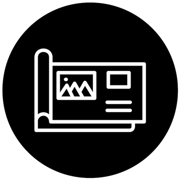 Diseño vectorial de revistas de cómics Icon Style