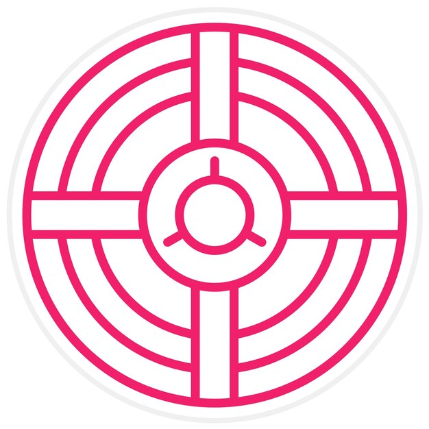 Diseño vectorial Rgb Estilo de icono de franja de luz