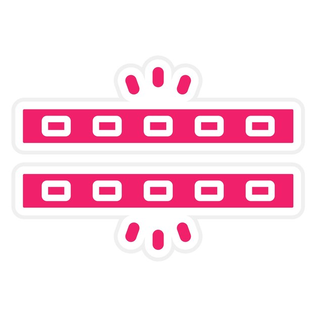 Diseño vectorial Rgb Estilo de icono de franja de luz