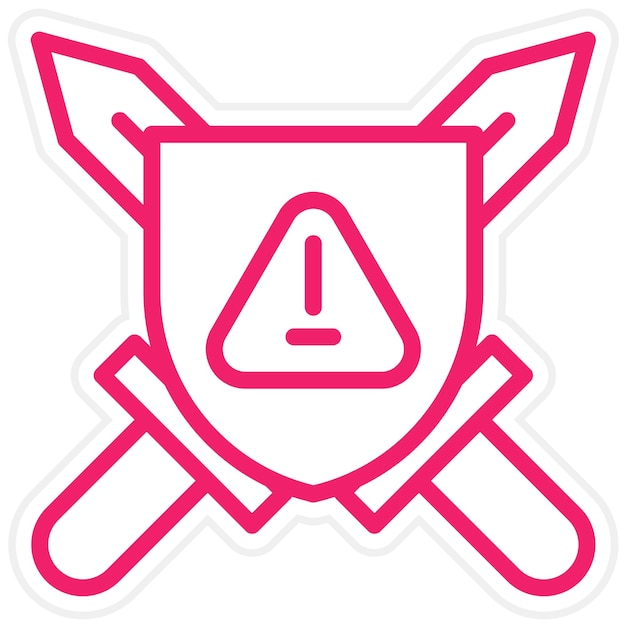 Diseño vectorial RiskGuardian Estilo del icono