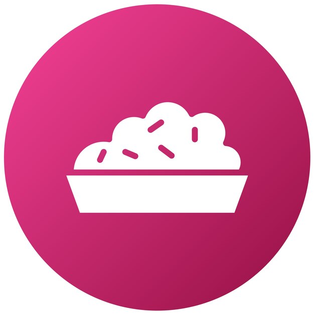 Diseño vectorial Risotto Estilo del icono Ripple