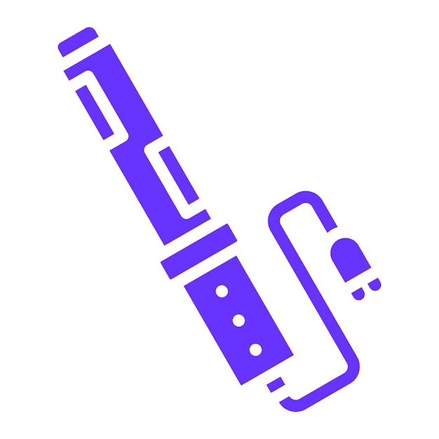 Diseño vectorial de rizadores de cabello Estilo de icono