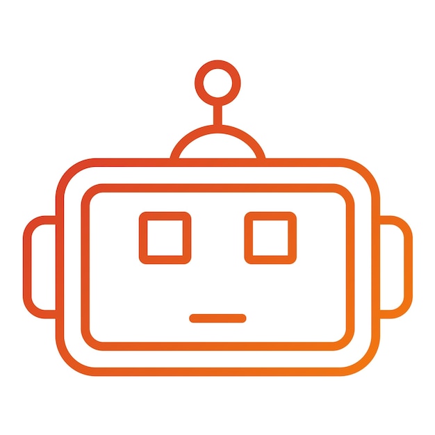 Diseño vectorial Robótica Estilo del icono del ojo