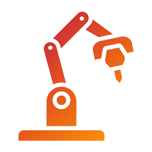 Diseño vectorial Robótica Revolución Estilo del icono