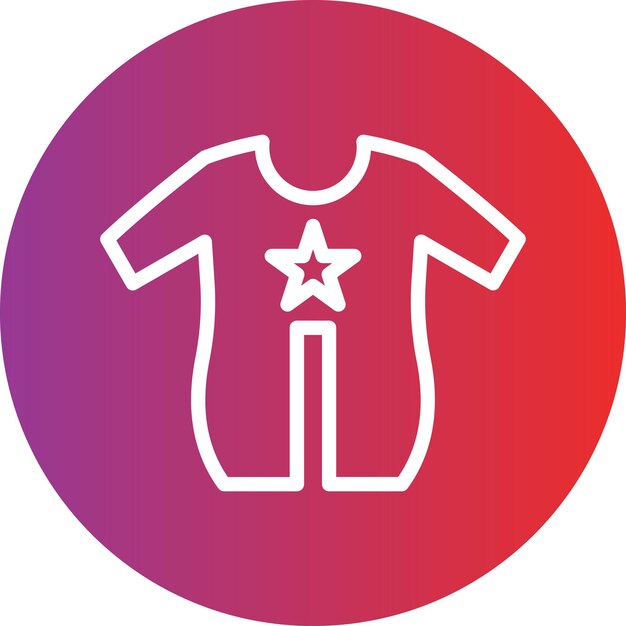 Diseño vectorial de ropa para bebés Estilo de icono