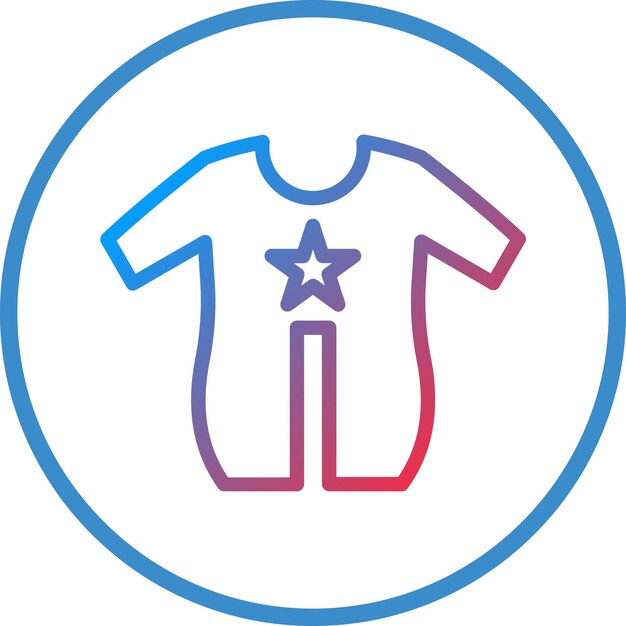 Diseño vectorial de ropa para bebés Estilo de icono