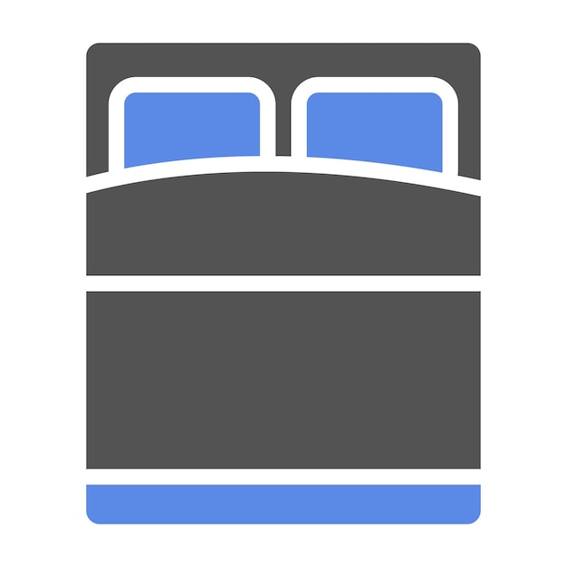 Diseño vectorial de ropa de cama de algodón Estilo de icono