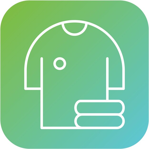 Diseño vectorial de ropa Estilo de icono