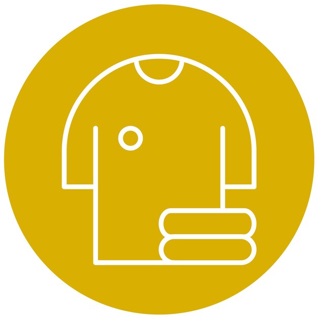 Diseño vectorial de ropa Estilo de icono