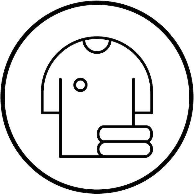 Diseño vectorial de ropa Estilo de icono
