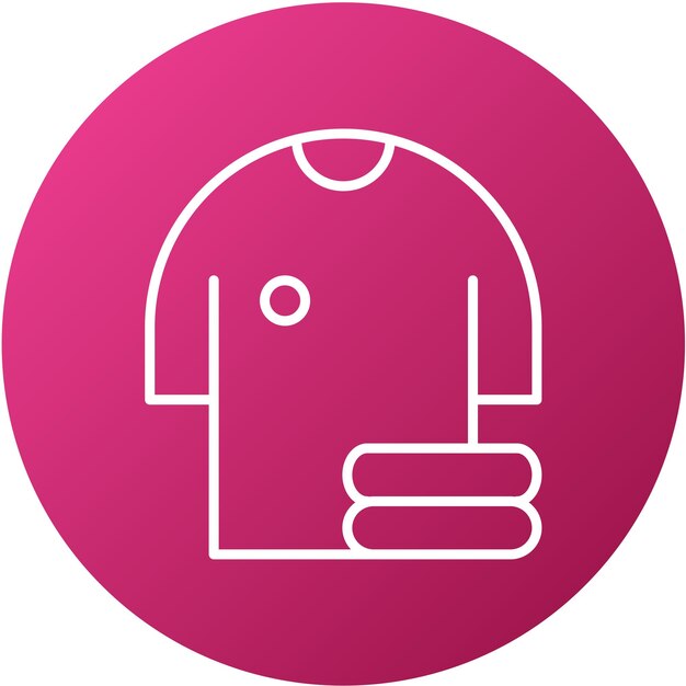 Diseño vectorial de ropa Estilo de icono