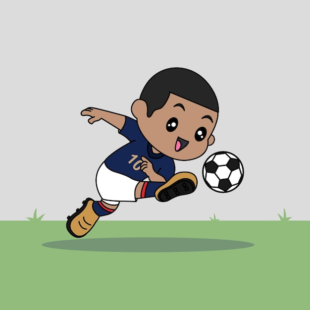 Vector diseño vectorial de ropa infantil equipo nacional de fútbol de jersey francia juego infantil de fútbol