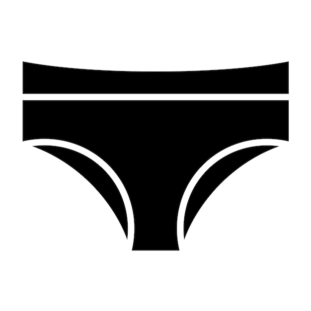 Diseño vectorial de ropa interior Estilo de icono