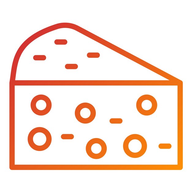 Diseño vectorial Roquefort Estilo de icono